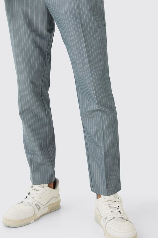 Smarte Nadelstreifen-Hose