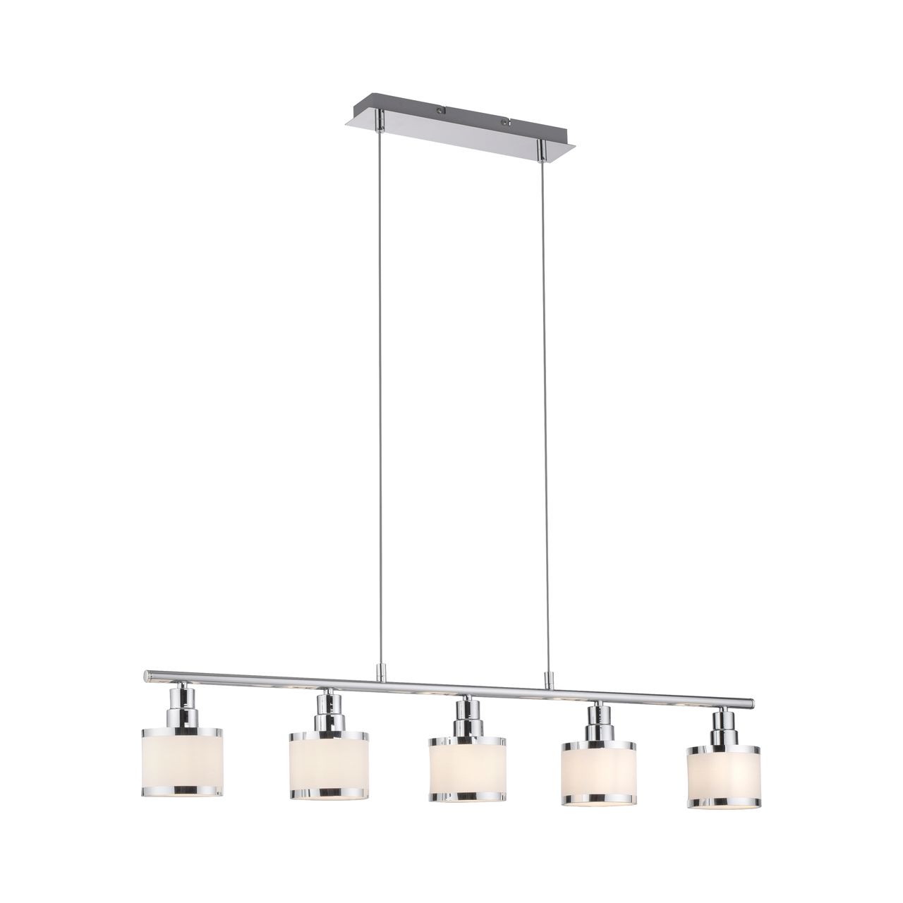 JUST LIGHT LeuchtenDirekt Pendelleuchte ACCOR,  5xE14 max. 25 W, Innenleuchte, IP20