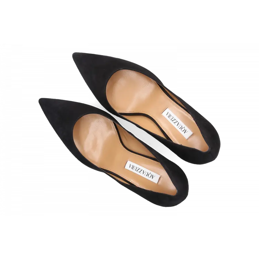 Aquazzura - Pumps PURIST 85 Veloursleder - schwarz