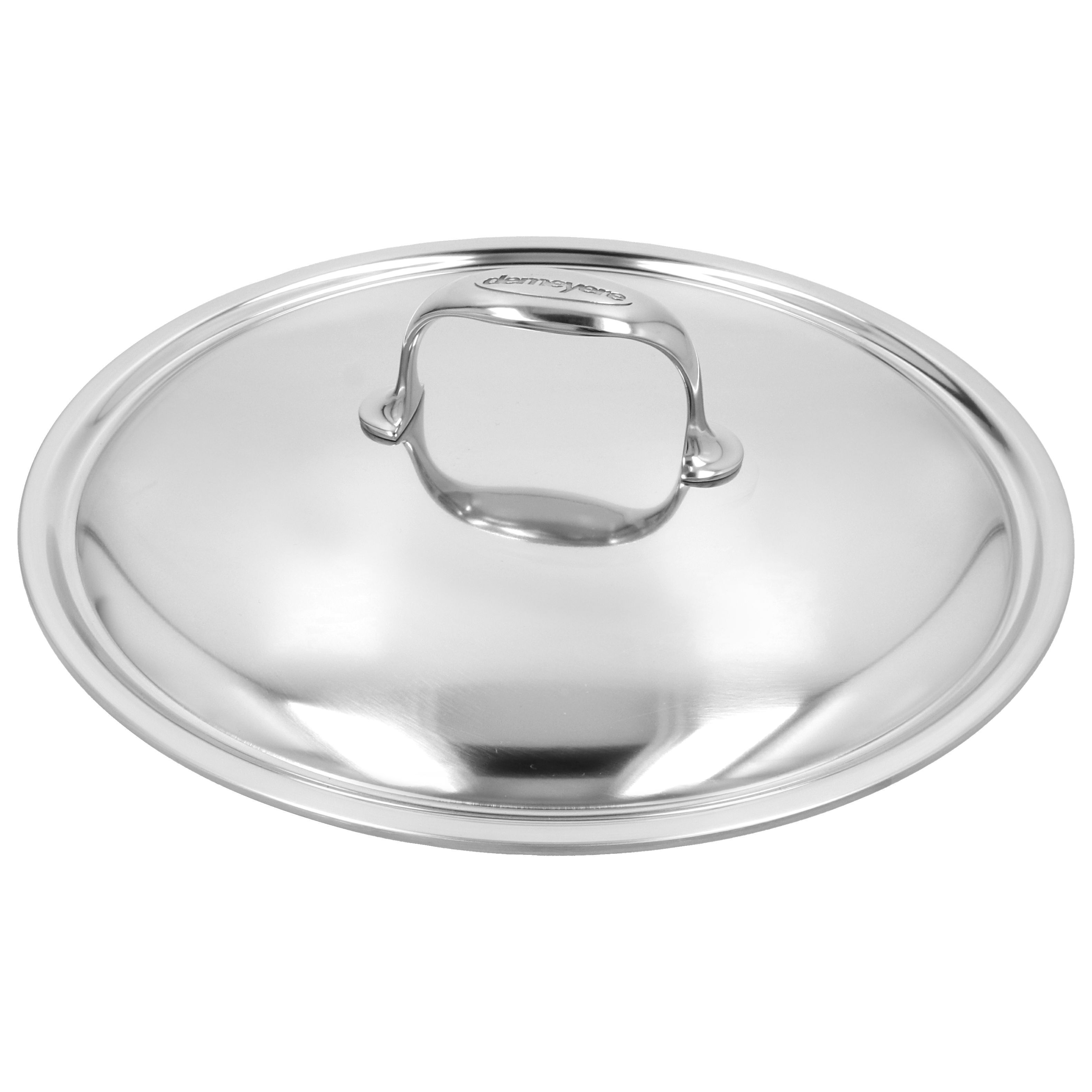 Servierpfanne mit doppelwandigem Deckel 28 cm, 18/10 Edelstahl