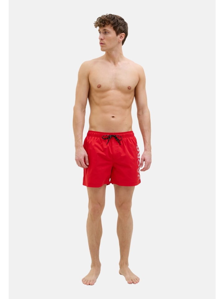 Jack & Jones Badeshorts 'Maui' in rot günstig kaufen