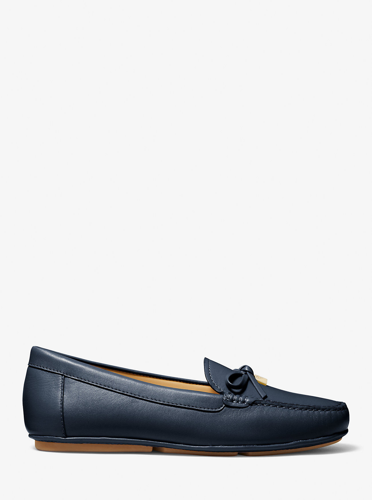 Juliette Leather Loafer - NAVY