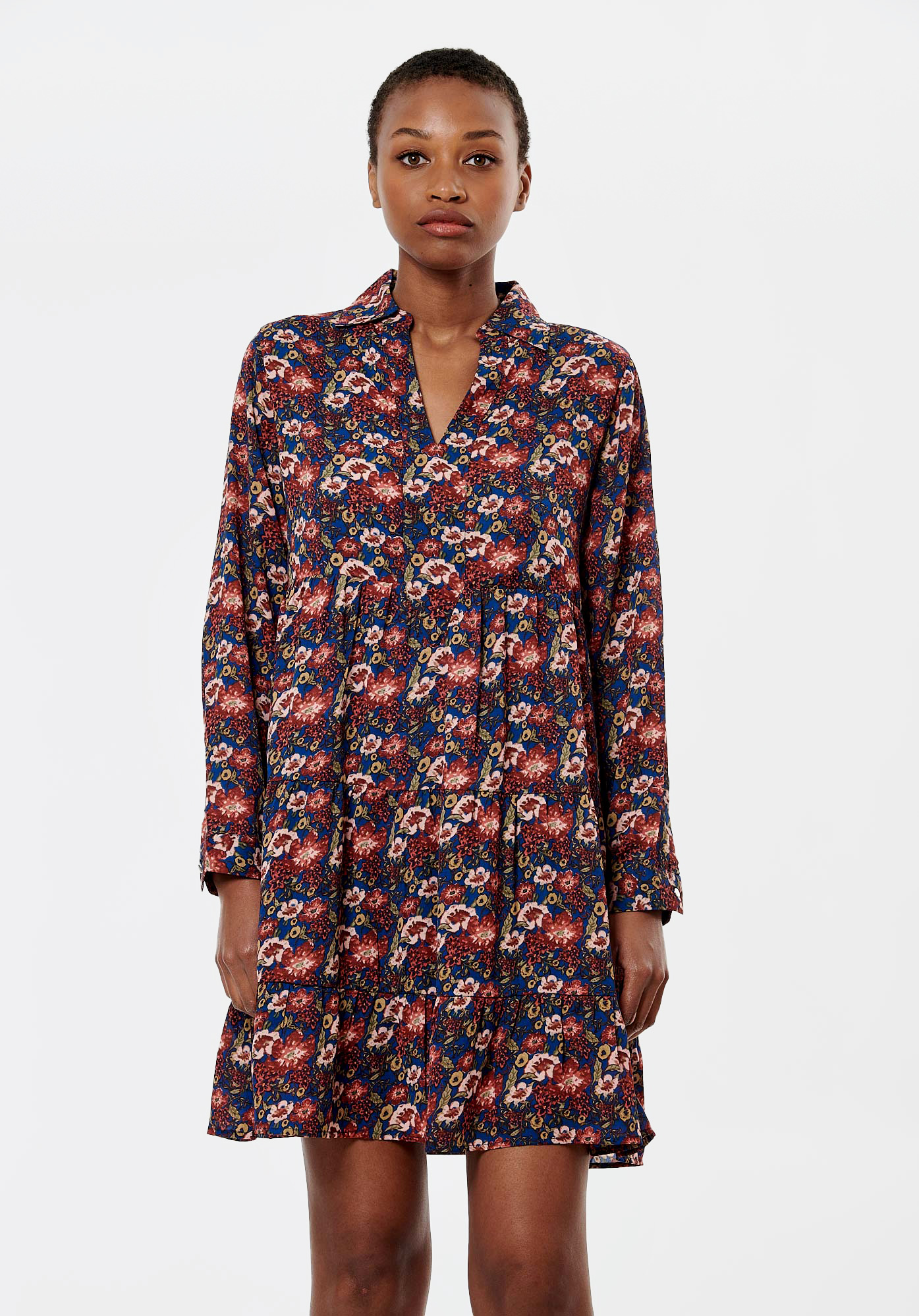 BRUNE  Robe babydoll fleurie femme