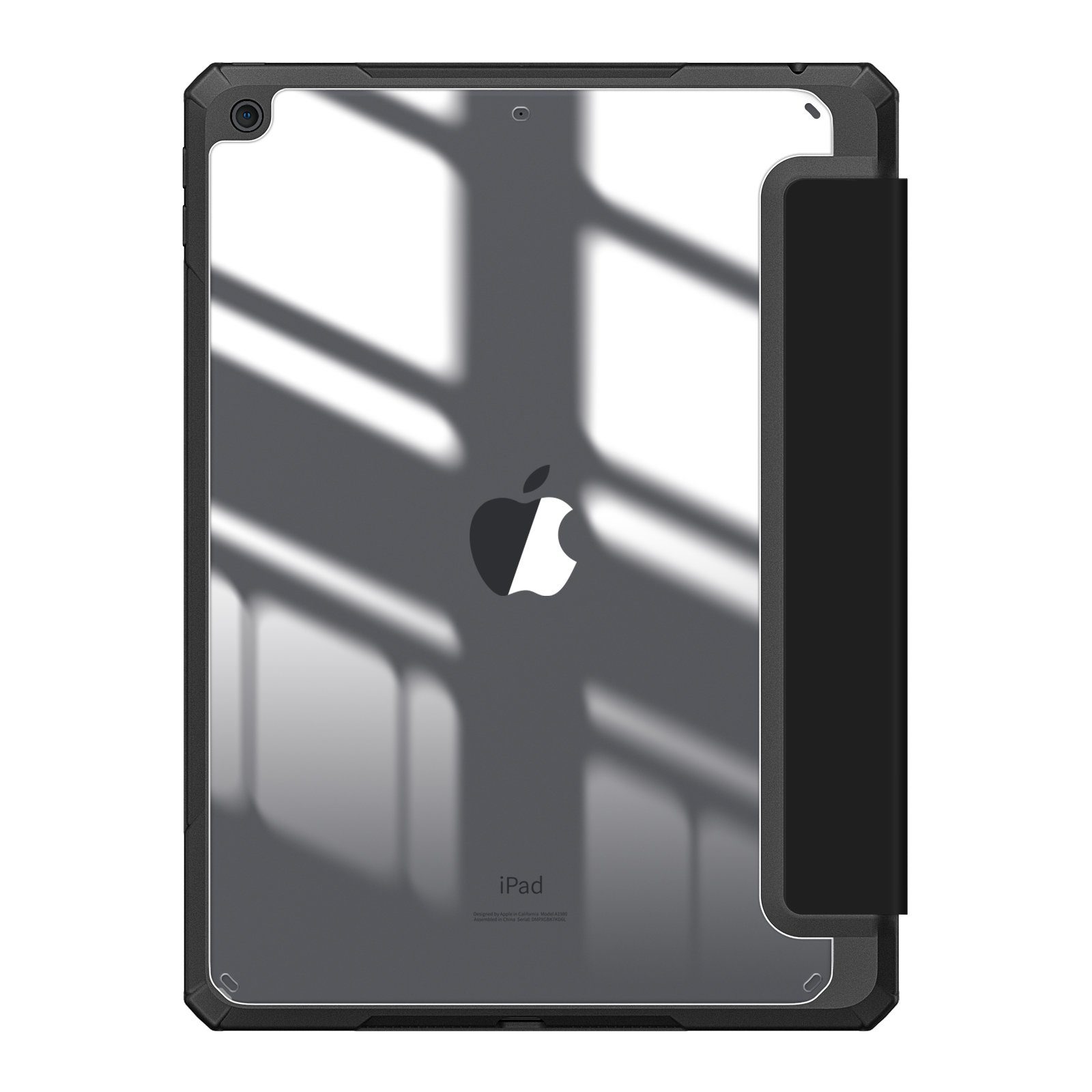 Fintie Tablet-Hülle Hybrid Hülle für 10.2 Zoll iPad 9. Generation 2021/8. Gen 2020/7. Gen, 2019 mit Stifthalter, Stoßfeste Hülle mit transparenter Hartschale