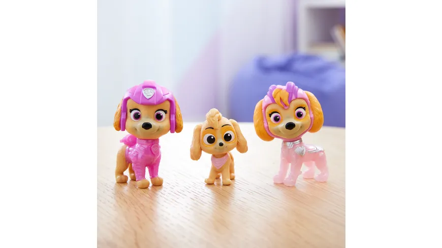 Spin Master PAW Patrol: Der Mighty Kinofilm, 3-teiliges Spielfiguren-Geschenkset