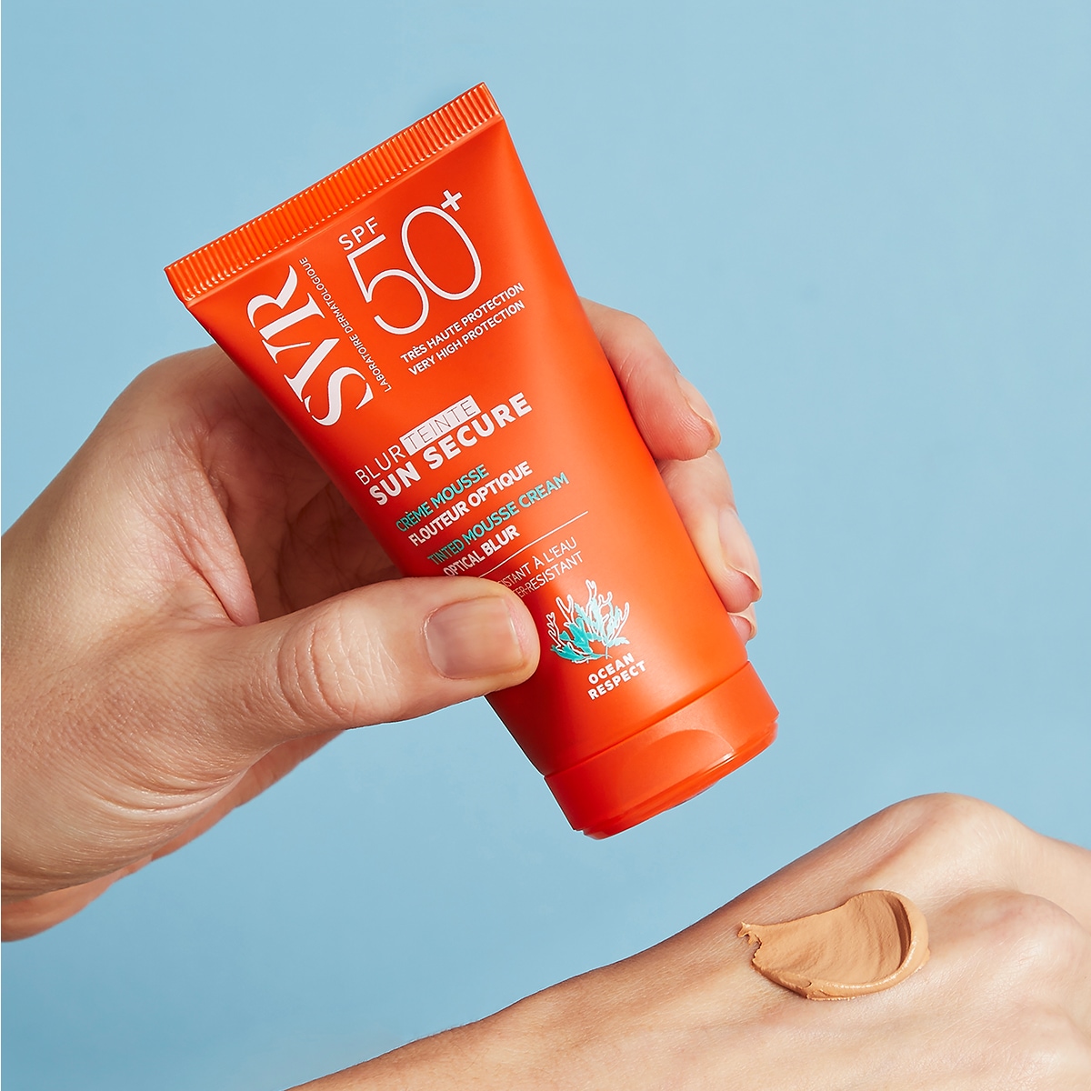 SVR Sun Secure Blur tónovací krém Hale SPF50+ 50ml