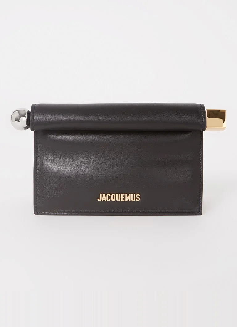 Jacquemus La Pochette Mini clutch -laukku lampaannahkaa ja logolla