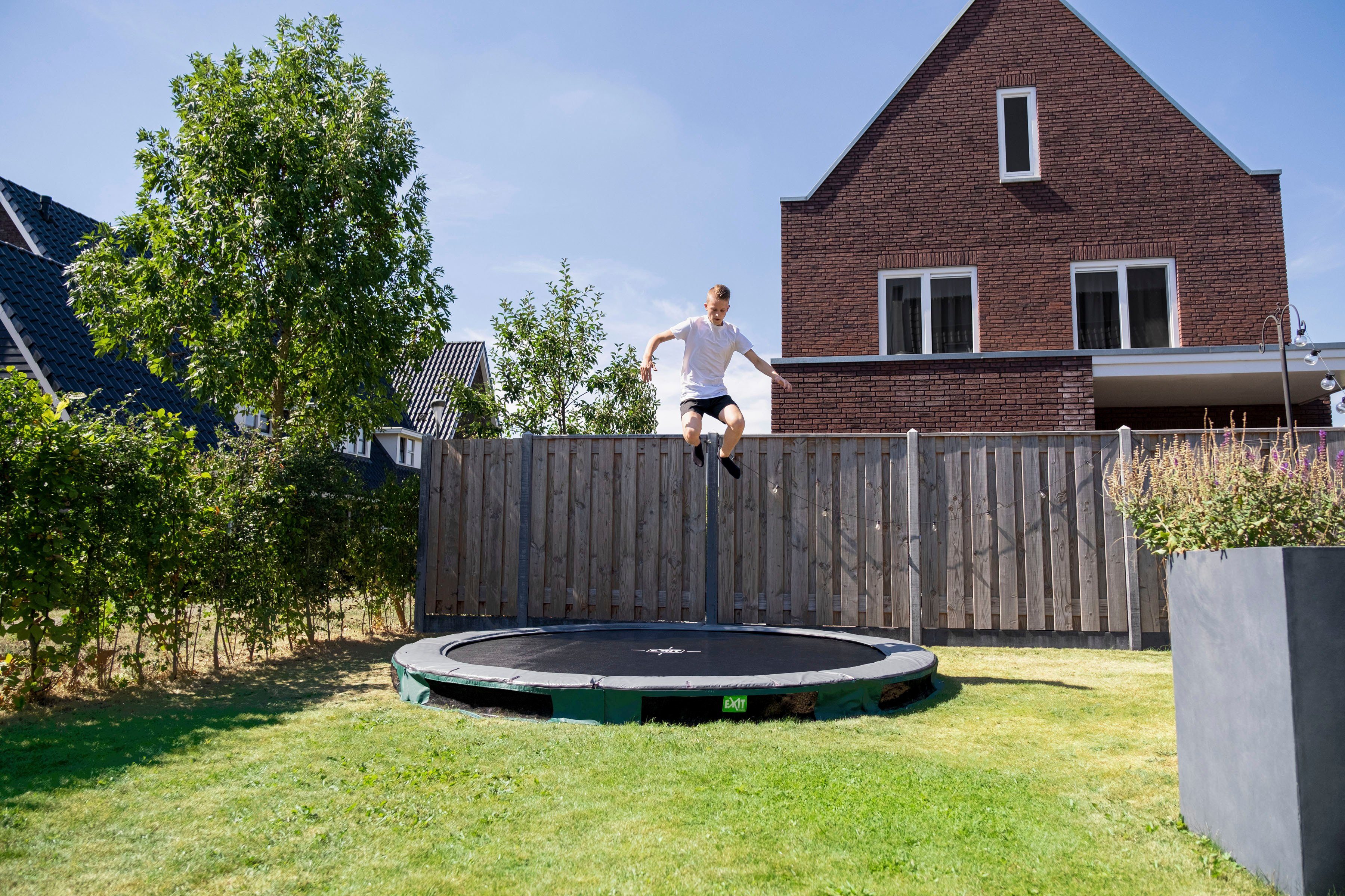 EXIT Bodentrampolin Elegant sports, Ø 366 cm
