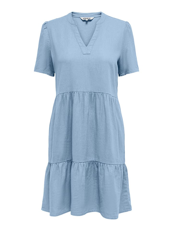 ONLY Kleid in Hellblau günstig kaufen