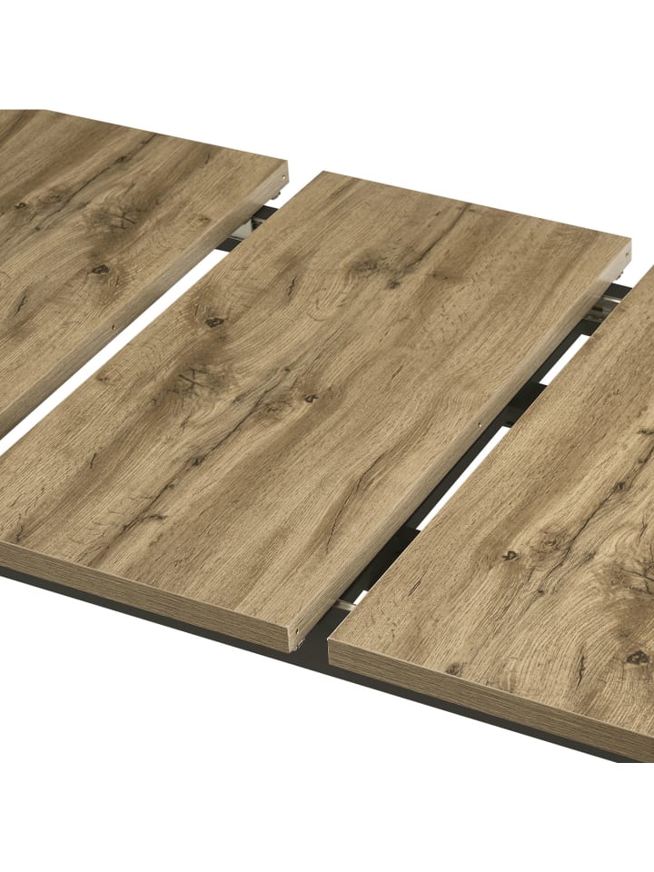 B&D Home Ausziehstisch LARS in Natureiche - (B)120-160 x (H)76 x (T)80 cm günstig kaufen onesize