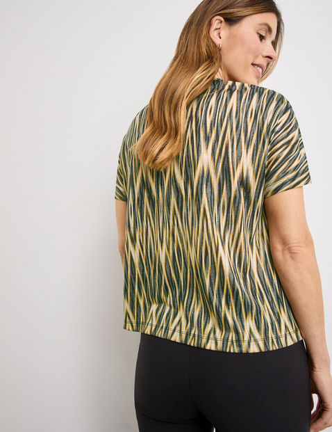 Legeres Shirt mit Ikat Print