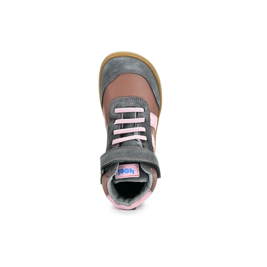 Koel4kids Devo Tex Print Merin Pink Winterbarfußschuhe