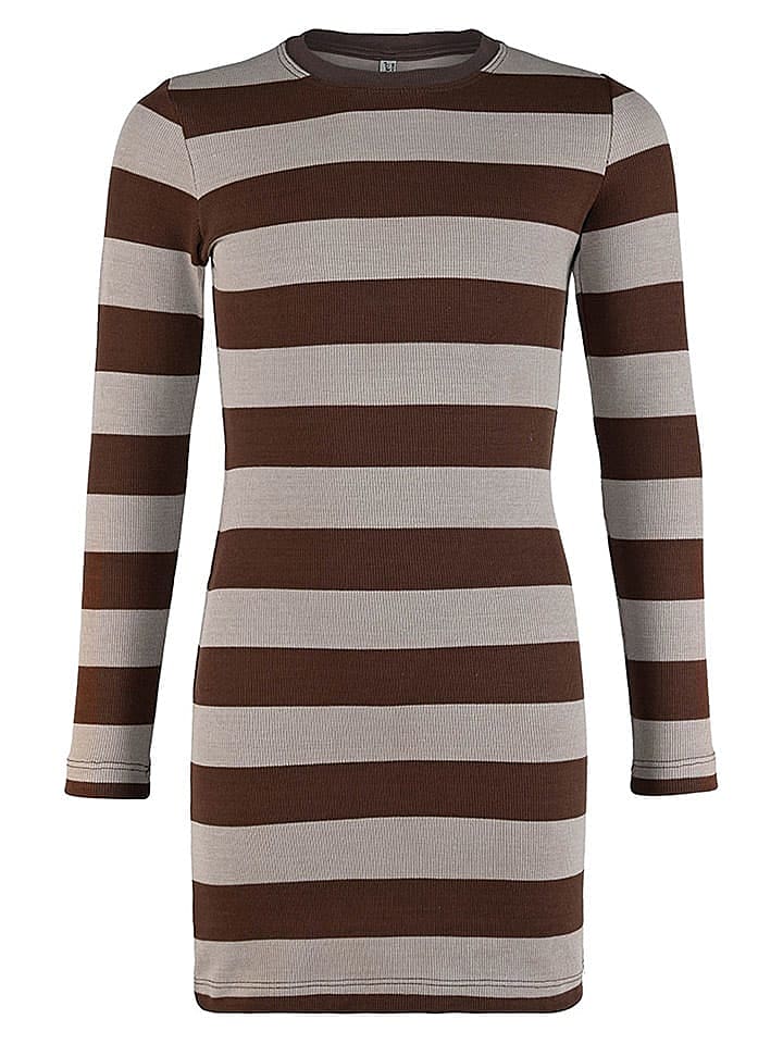 Blue Effect Kleid in Braun/ Taupe günstig kaufen 140