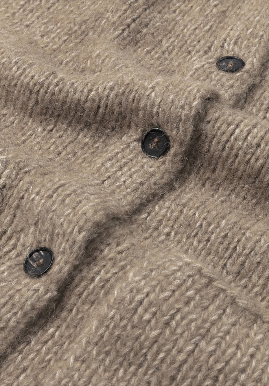 WUNDERKIND X HESSNATUR Strickjacke aus Alpaka mit Bio-Baumwolle