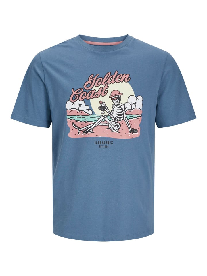JACK & JONES PLUS T-shirt in Oceanview günstig kaufen