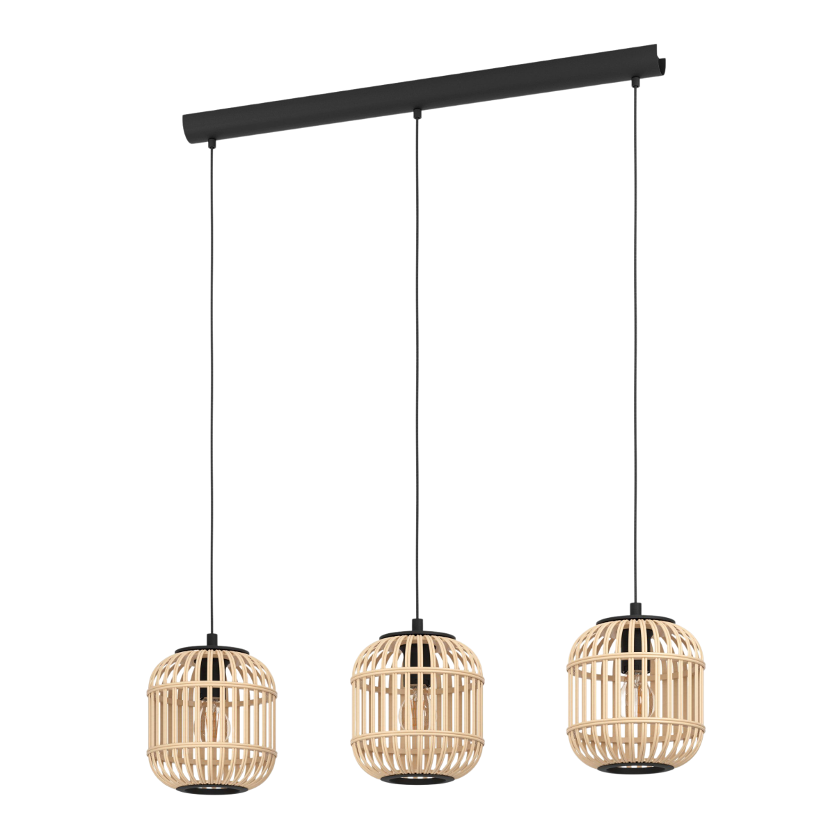 EGLO 3-flg Pendelleuchte Bordesley