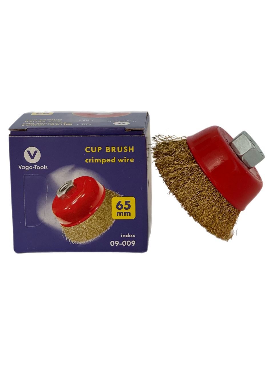 Vago-Tools Topfbürste 65mm Bürste gewellt Winkelschleifer & Flex 12x