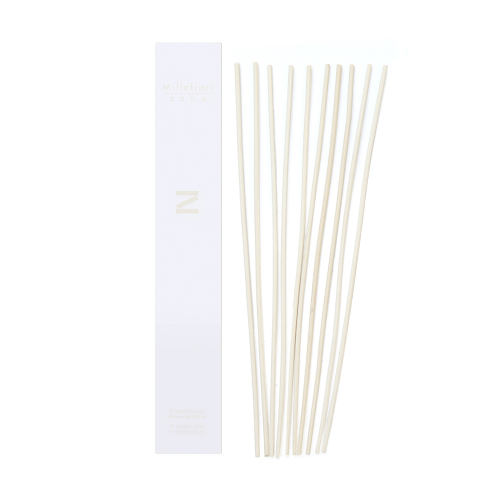 millefori Bâtonnets diffuseur 500 ml, 10 pces Bâtonnents diffuseur