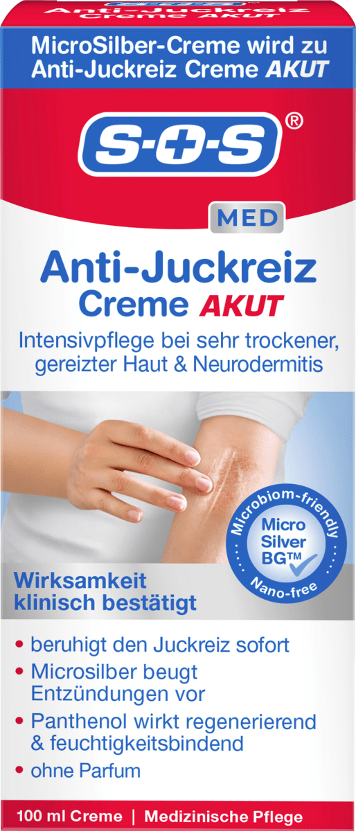 Pflegecreme Anti-Juckreiz Akut, 100 ml
