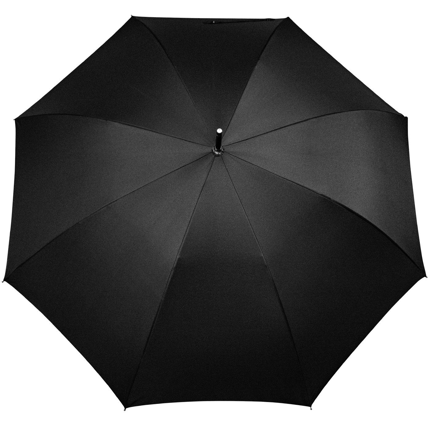 iX-brella Langregenschirm Fiberglas, XL 110 cm groß, stabil, mit Automatik, mit überschlagfähigem Dach - windproof - schwarz