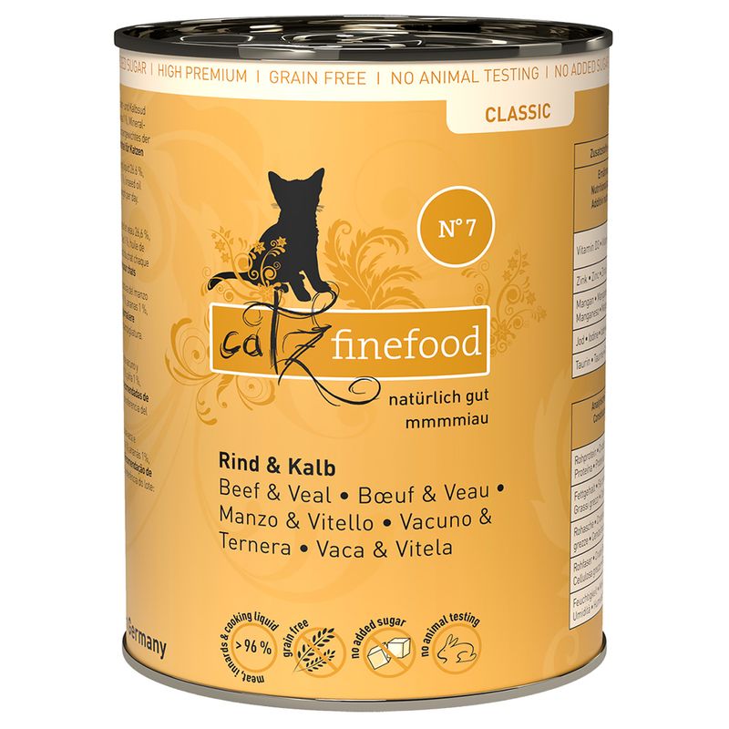 Sparpaket catz finefood 12 x 400 g zu TOP-Preisen
