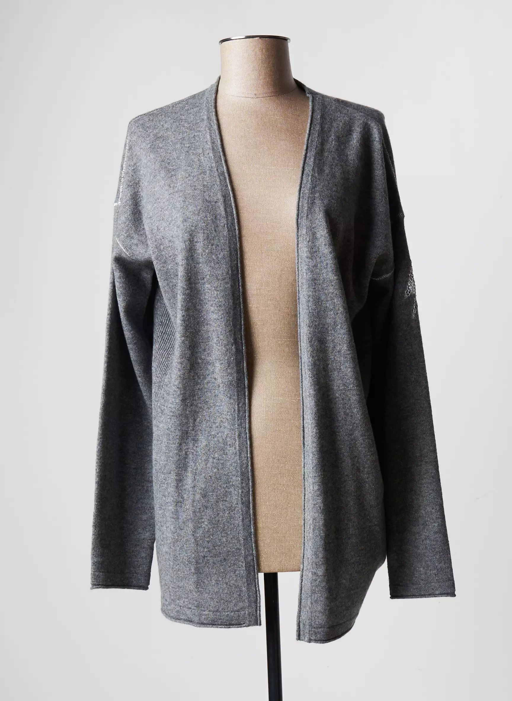 Ikks Cardigans Femme couleur gris