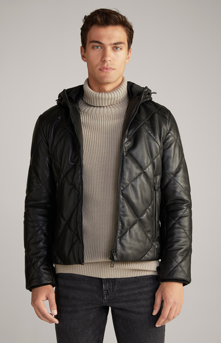 Lederjacke Relom in Schwarz
