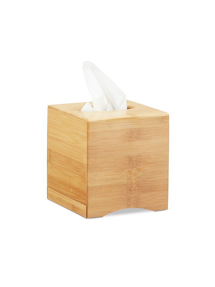relaxdays Kosmetiktücherbox quadratisch günstig kaufen onesize
