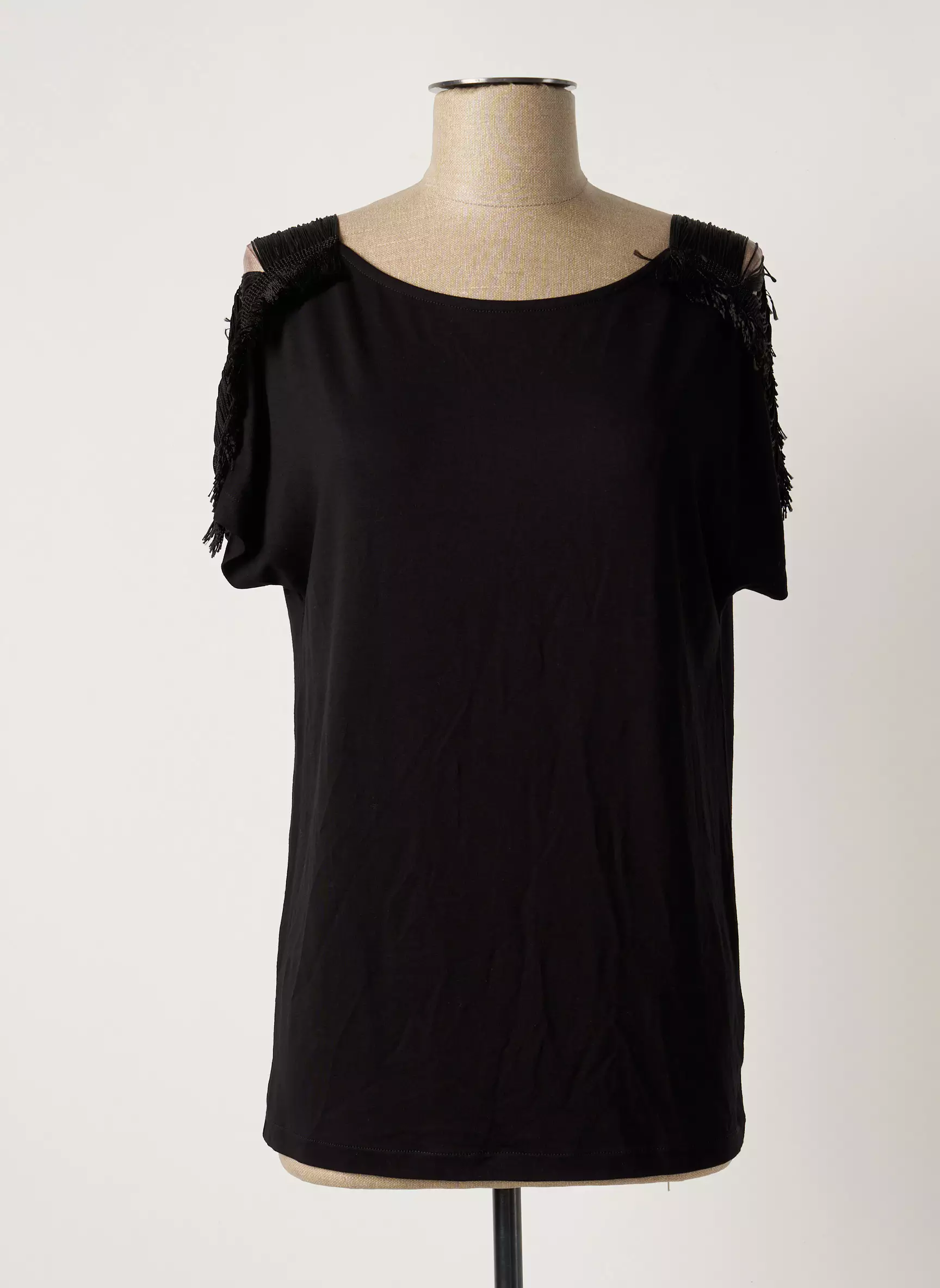 Astrid Black Label Tshirts Femme couleur noir
