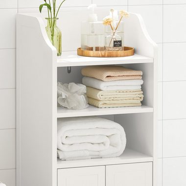 SoBuy Badkommode BZR56, Badschrank Badezimmerschrank Aufbewahrungsschrank