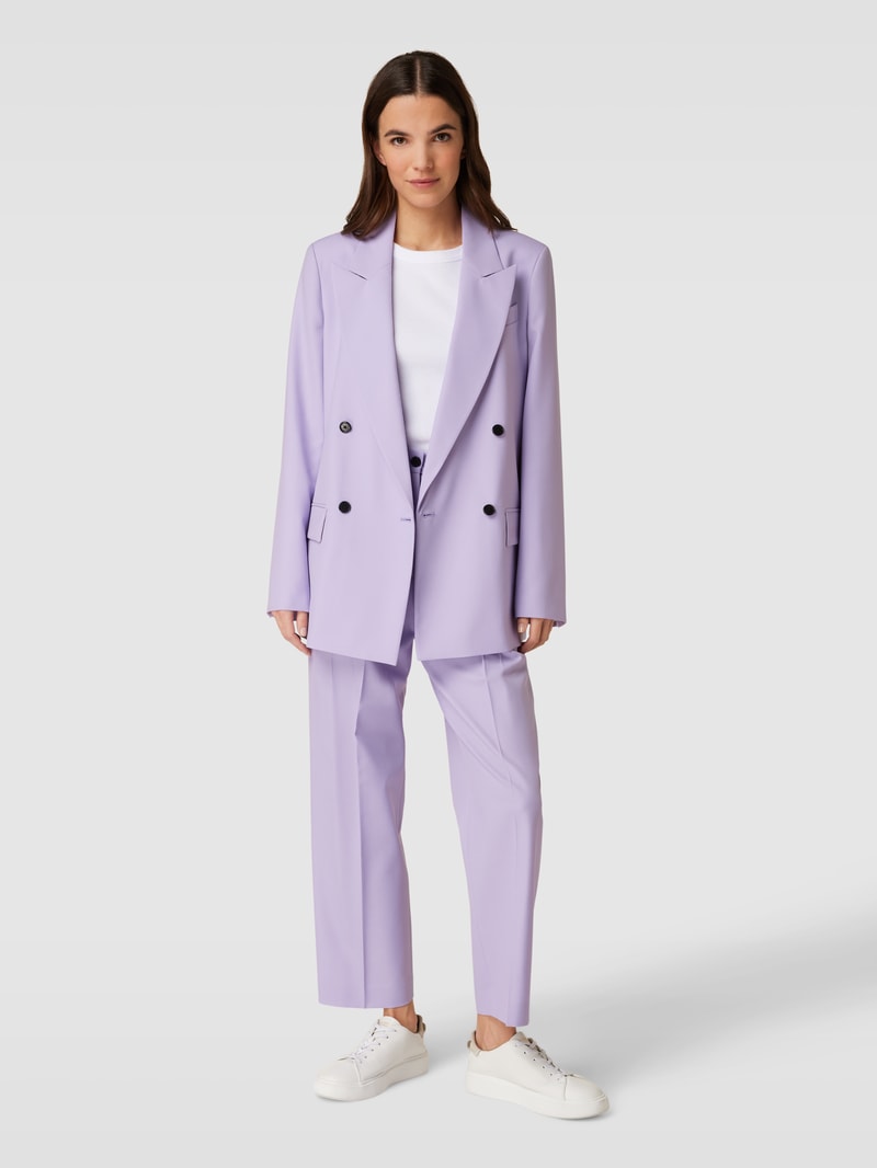 Blazer mit Pattentaschen in lavendel