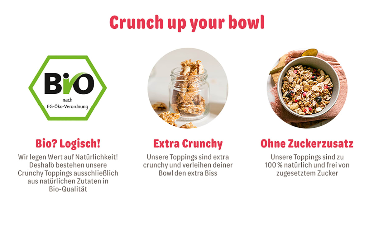 Crunchy Topping Der Apfelprinz, Apfel & Zimt, 180 g