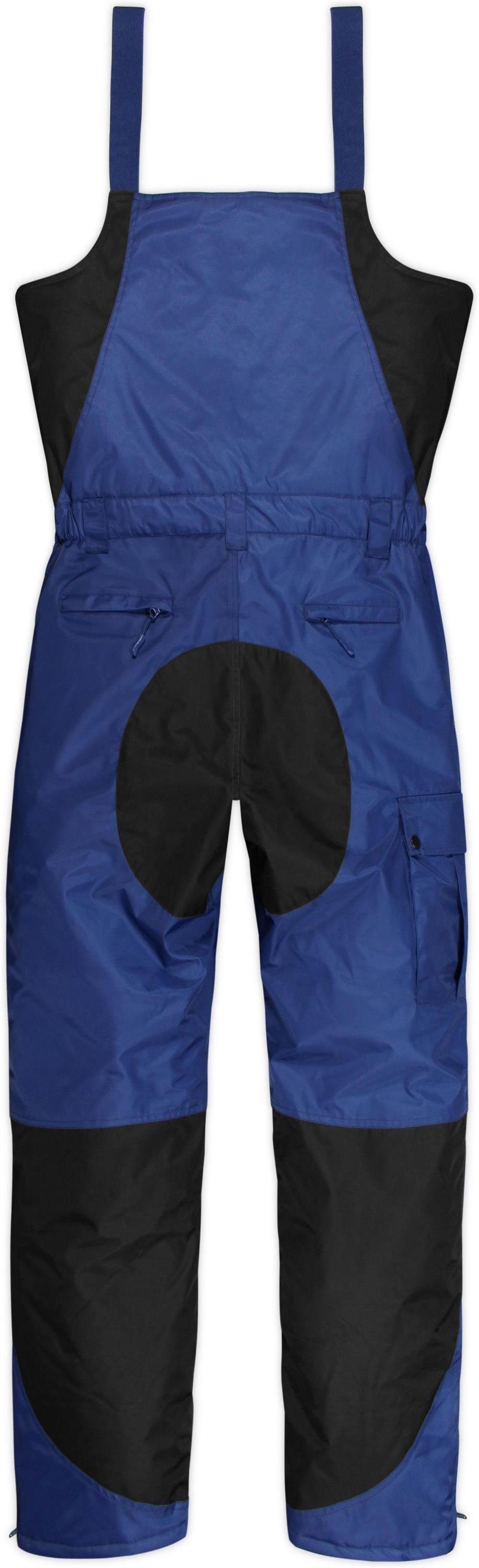 normani Thermohose Damen Thermohose Peak Winterhose Latzhose gefütterte Outdoorhose - Wasserdicht und Winddicht Skihose mit Hosenträgern