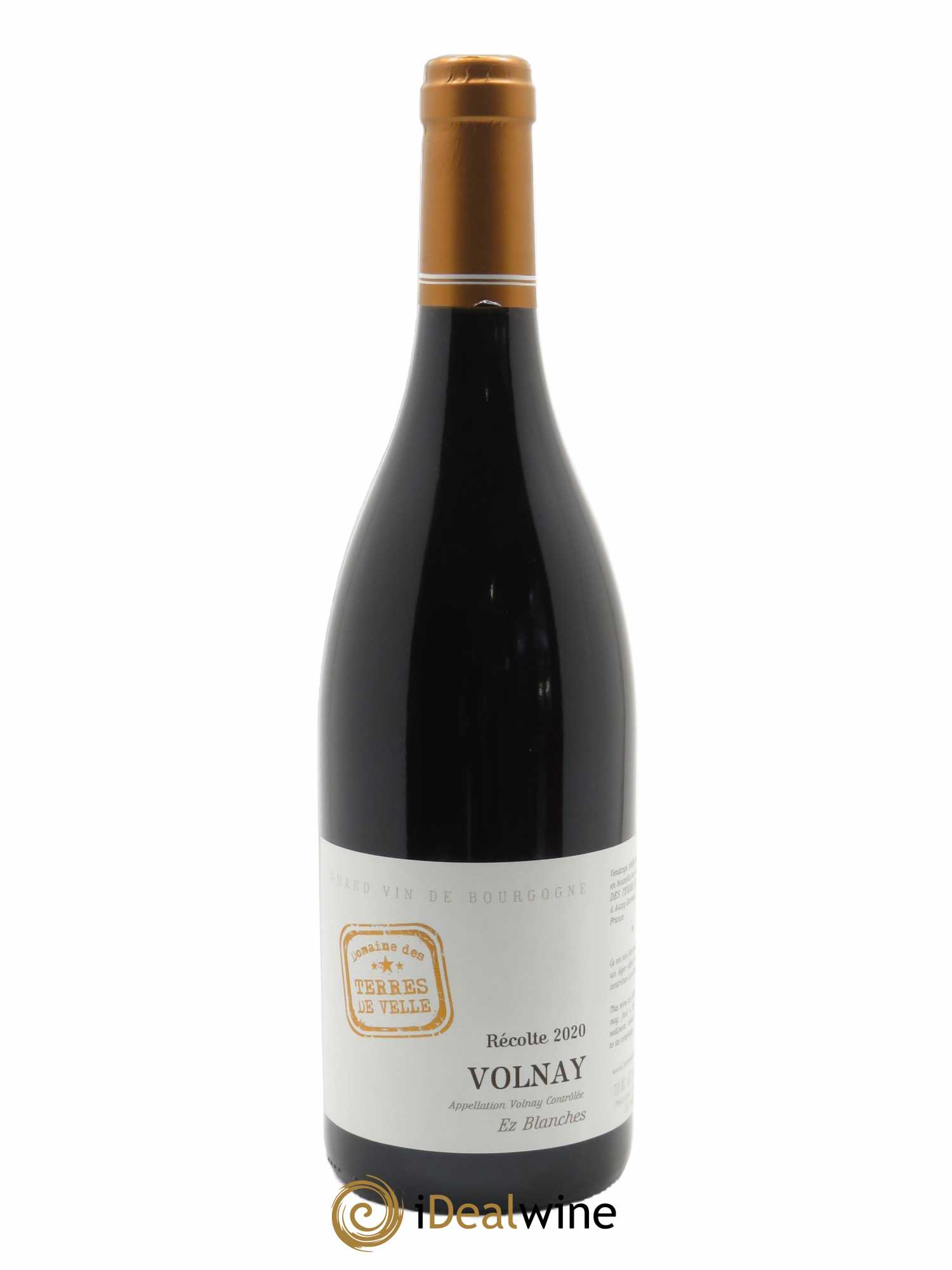 Volnay Ez Blanches Terres de Velle  2020 - Lot de 1 Bouteille