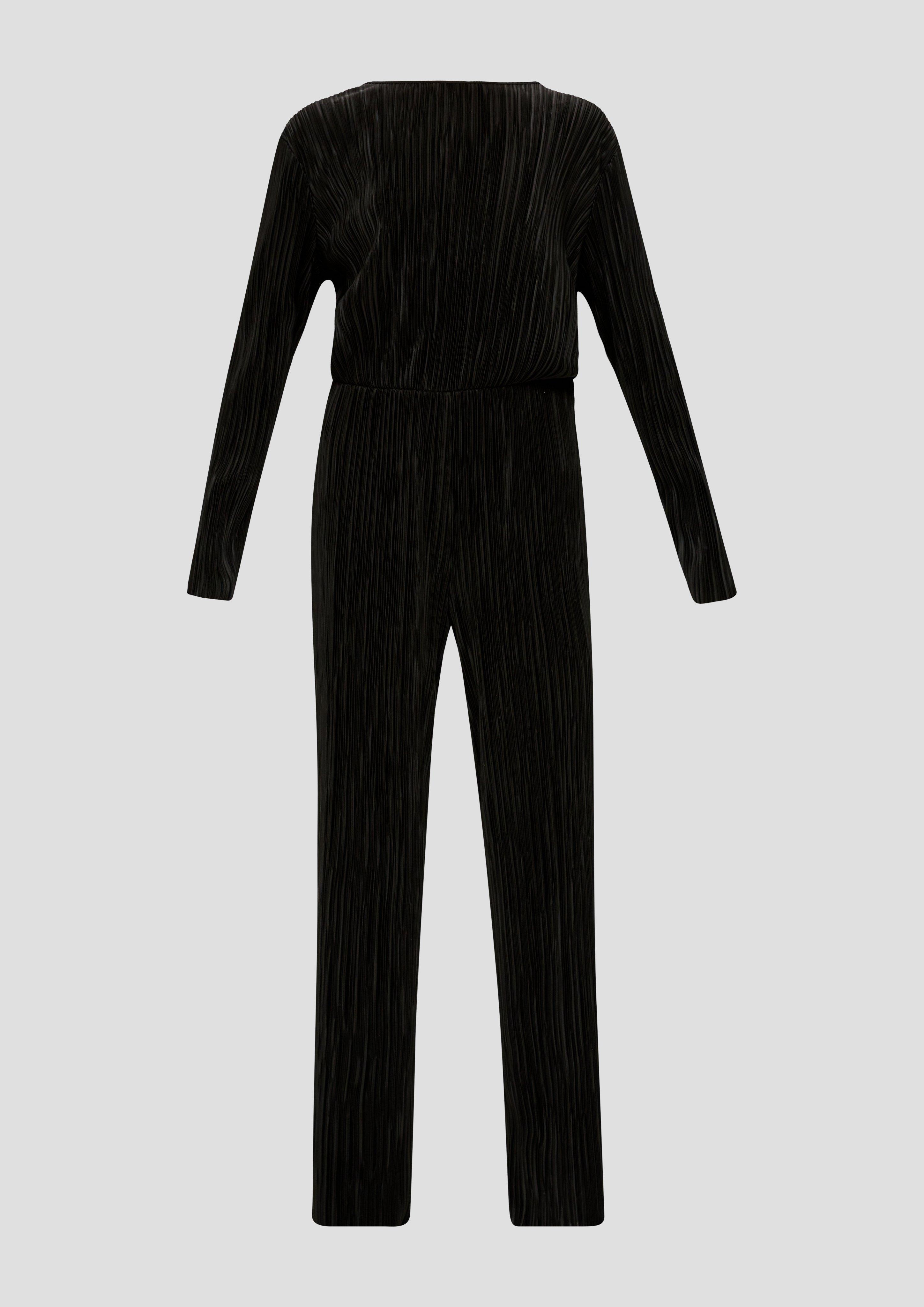 Jumpsuit mit Plisseefalten  2139785-9999