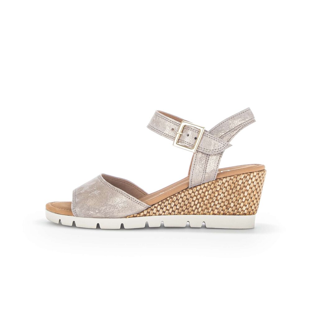 Gabor comfort Keilsandalette beige