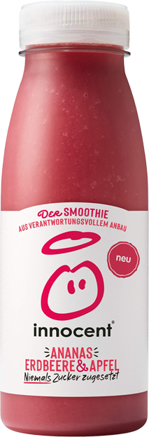 Innocent Smoothie Ananas, Erdbeere & Apfel