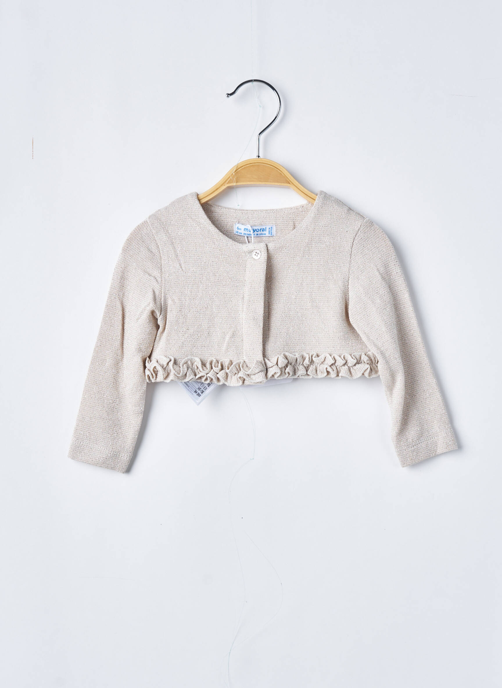 Mayoral Boleros Fille couleur beige