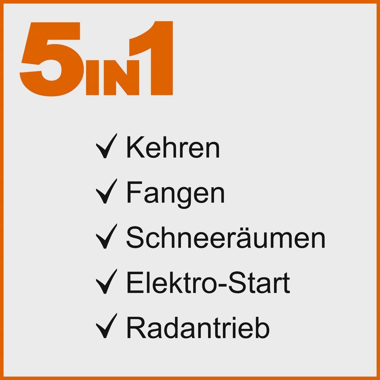 Scheppach Handkehrmaschine Benzin Kehrmaschine Kehrbreite 100cm +Sammelbehälter & Schneeschild, 100 cm Arbeitsbreite