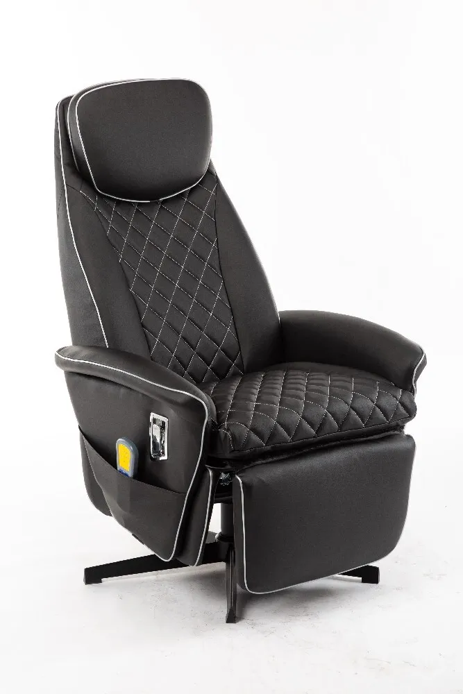 Happy Home Happy Home Elektrischer Massagesessel Relaxsessel HWP09-SCW schwarz Lederoptik