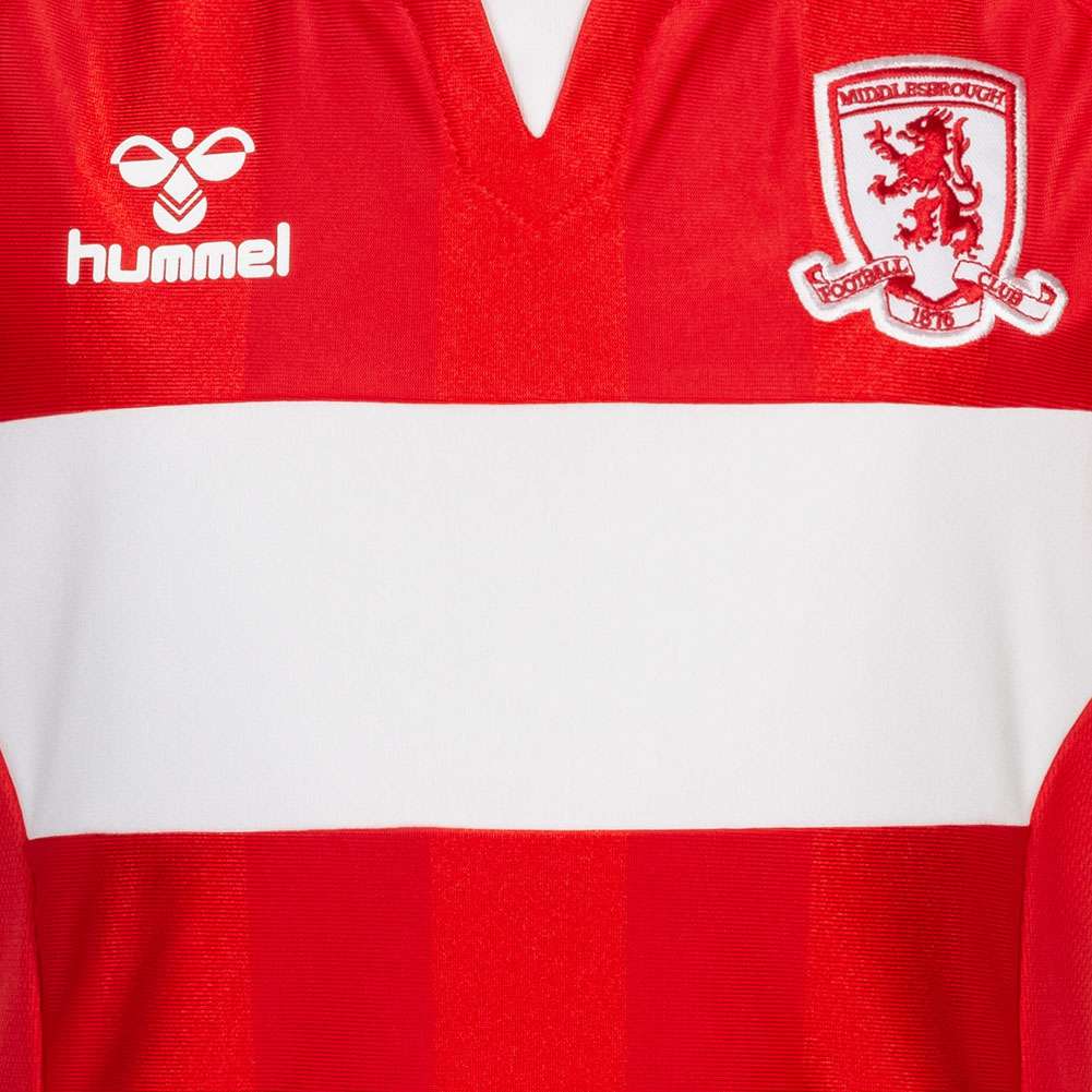 FC Middlesbrough hummel Kinder Heim Trikot MIDKIDHSS18