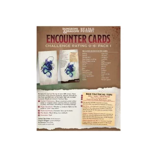 D&D Encounter Cards - Challenge Rating 0-6 Pack 1 (EN)