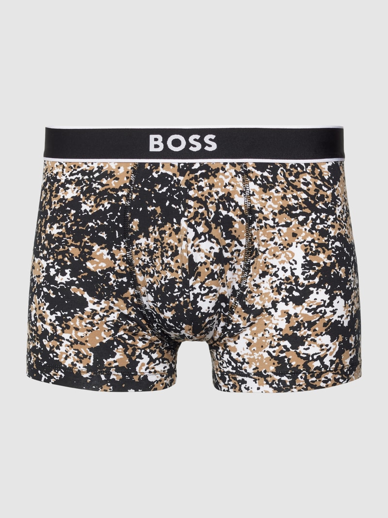 Trunks mit Allover-Muster in camel