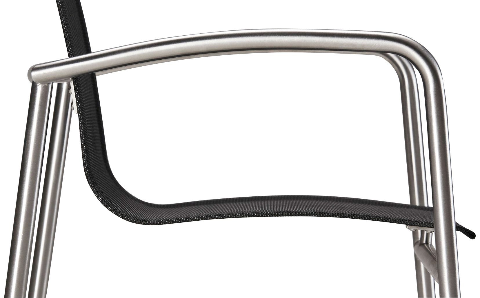 Best Gartensessel Khartum (1-St), Aluminium, stapelbar