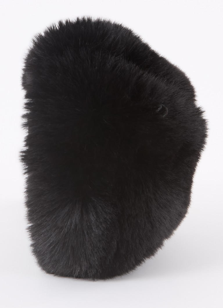 Goldbergh Doux faux fur waist bag with logo