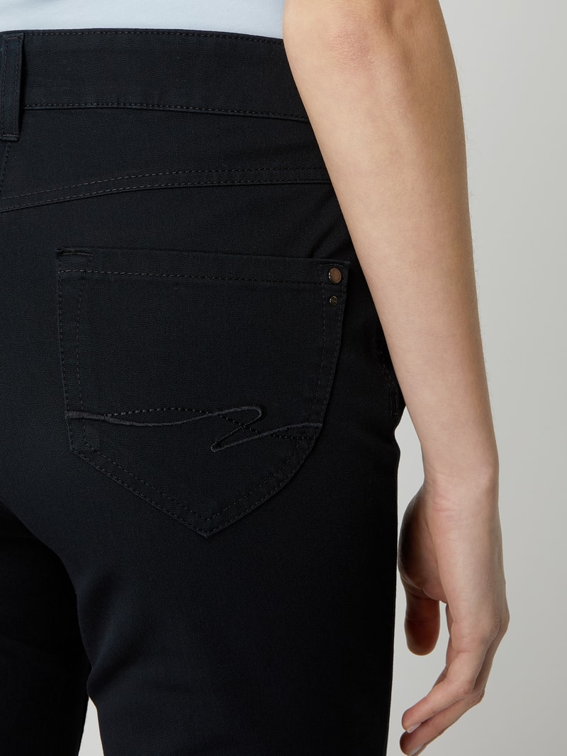 Comfort Fit Jeans mit Stretch-Anteil Modell 'Cora' in marineblau