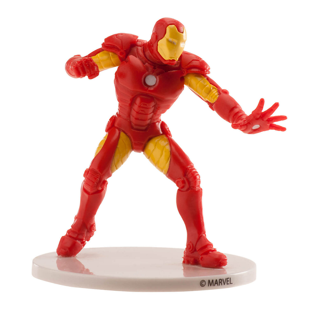 Tortendeko Figur Iron Man von den Avengers, 8,5cm, Tortenfigur Geburtstag