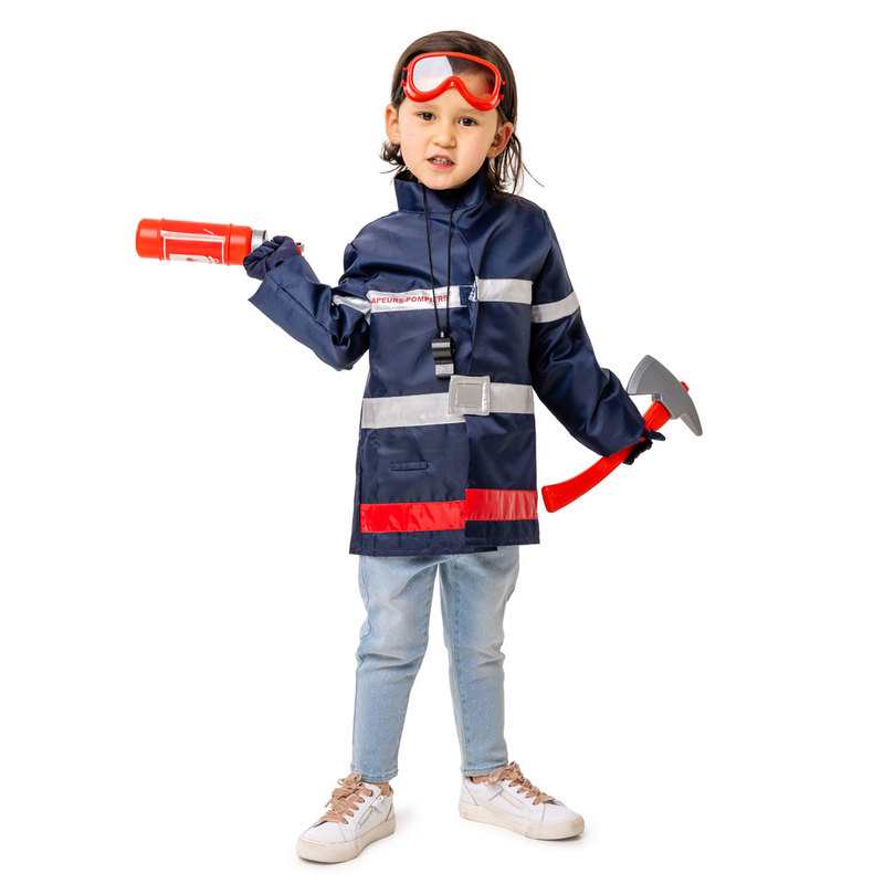 Déguisement Pompier avec accessoires 6-8 ans Oxybul