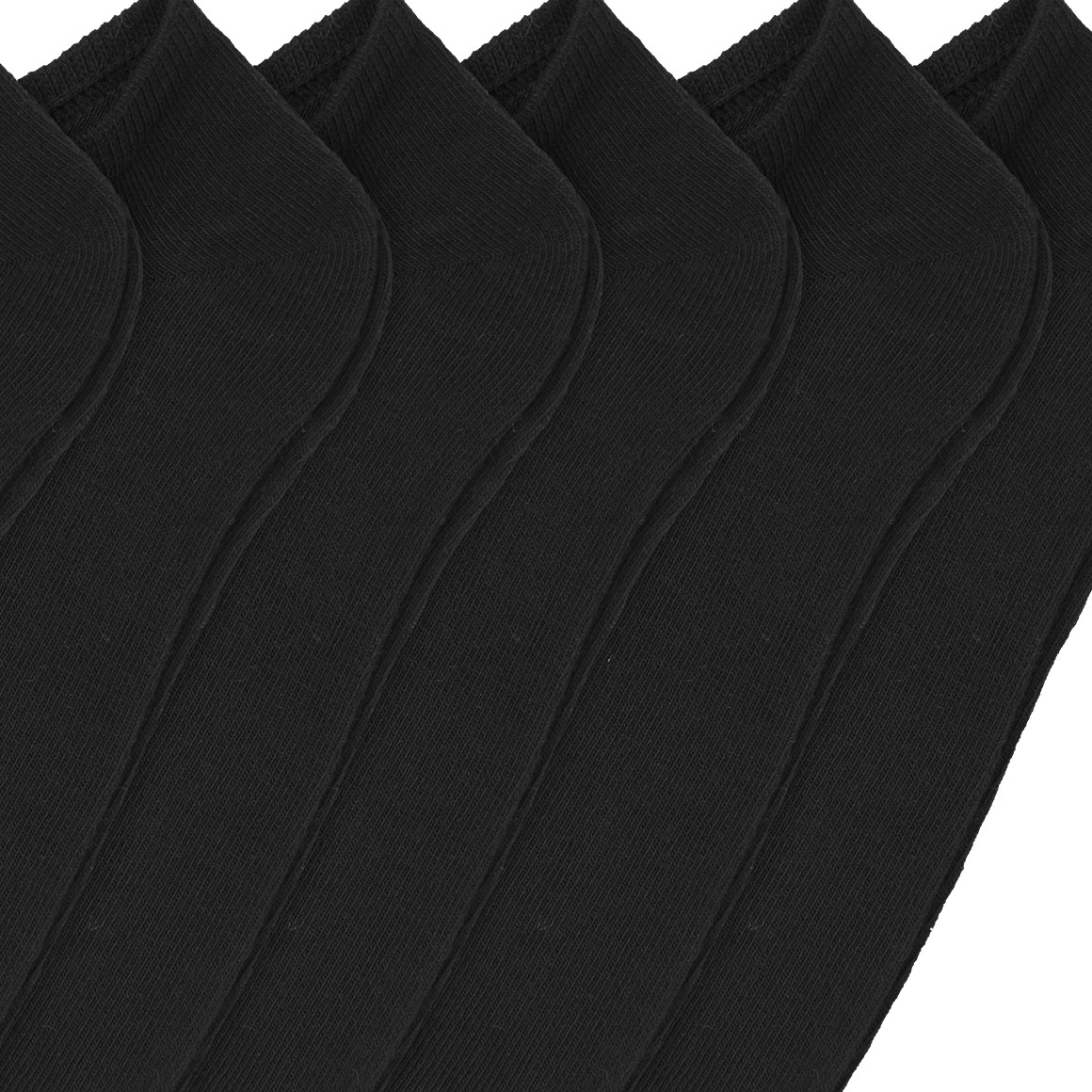 6 Paar Herren Sneaker-Socken unifarben