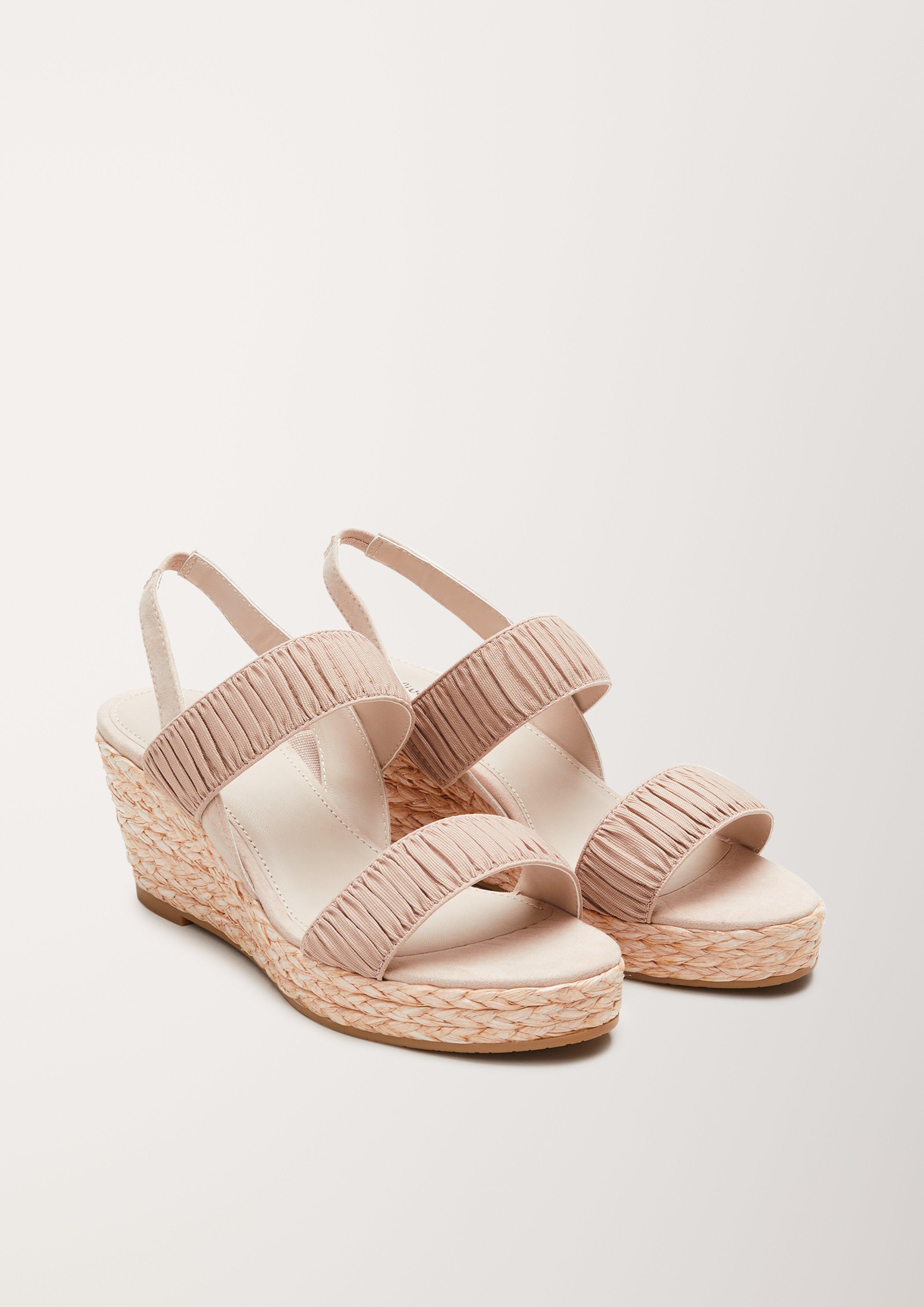 Wedges mit Raffung  6005723-544